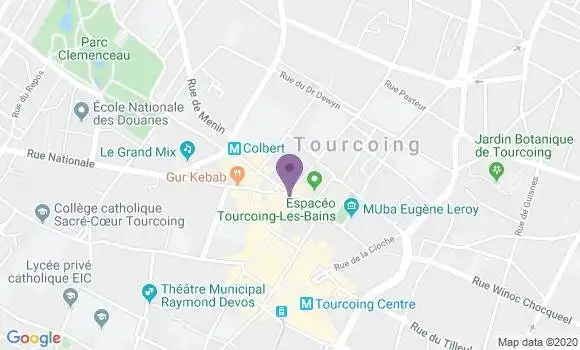 Localisation Mtre Lefrancois Sophie
