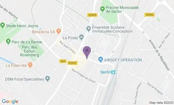 Localisation Mtre Lheureux Brigitte