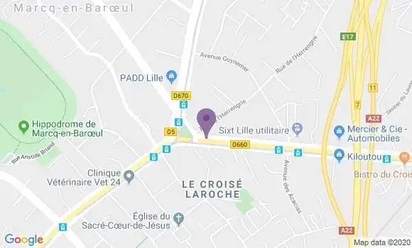 Localisation Mtre Mercier Jean Luc