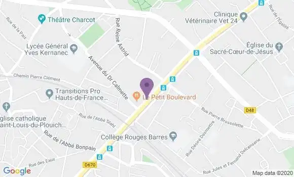 Localisation Mtre Meurice Bernard