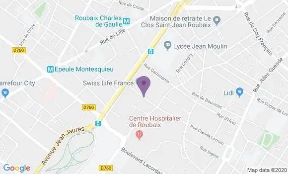 Localisation Mtre Nicolis Marie Ange