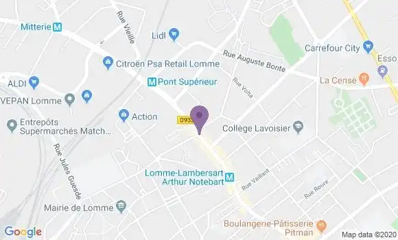 Localisation Mtre Pani Fabien