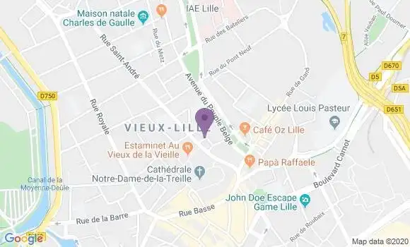 Localisation Mtre Petit Poissonnier Myriam