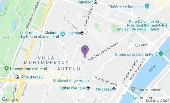 Localisation Mtre Nicolleau Franck
