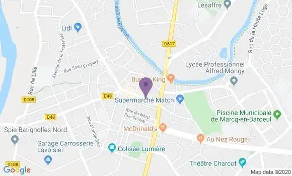 Localisation Mtre Requillart Cambier Christilla