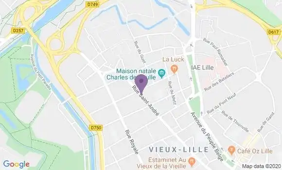 Localisation Mtre Ricaud Dussarget Muriel