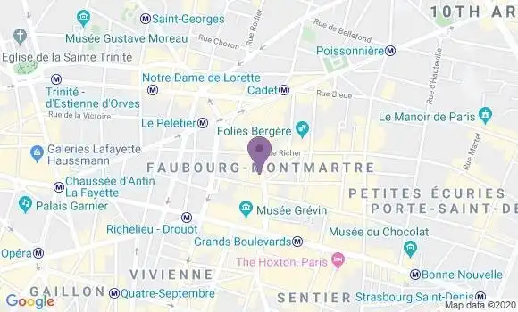 Localisation Mtre Norguet Sandrine