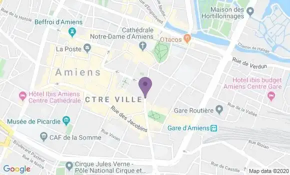 Localisation Mtre Darras Jacques