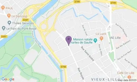Localisation Mtre Thiery Chombart Sylvie