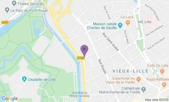Localisation Mtre Thomas Elisabeth
