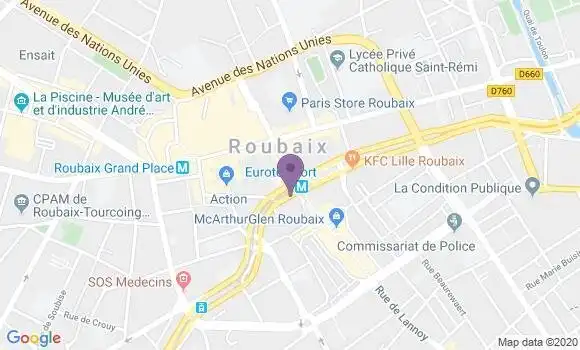Localisation Mtre Vandaele Alice