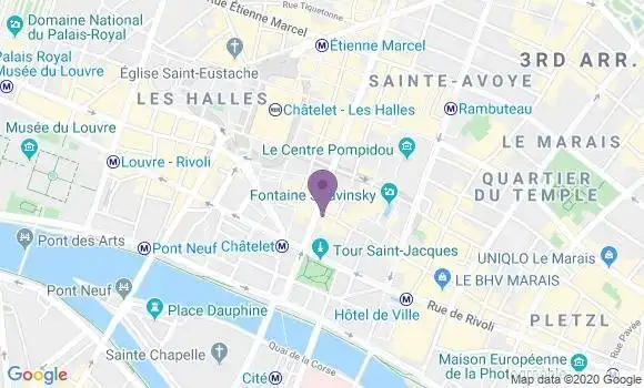 Localisation Mtre Obadia Eve