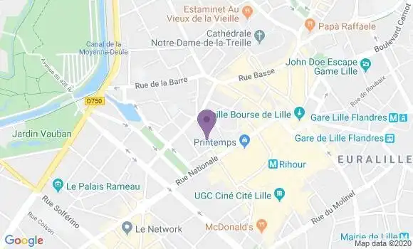 Localisation Mtre Vanoutryve Delphine
