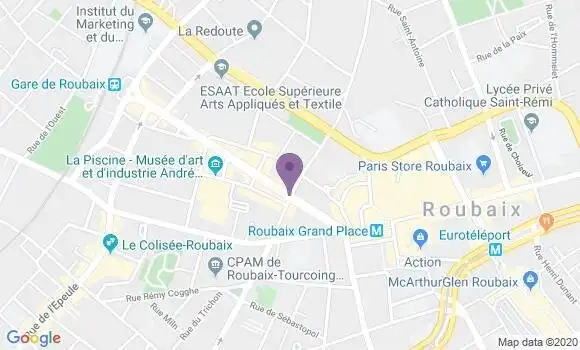 Localisation Mtre Verdet Bernard