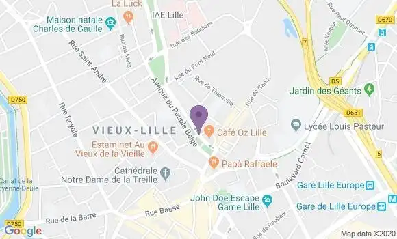 Localisation Mtre Watel William