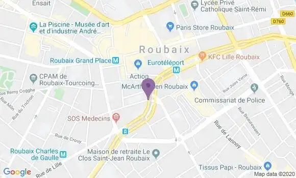 Localisation Mtre Wittmann Marie