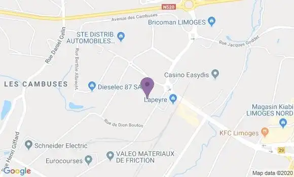 Localisation Mtre Brousse Olivier