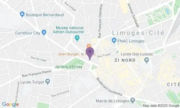 Localisation Mtre Dauriac Eric