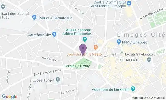 Localisation Mtre Dauriac Laetitia