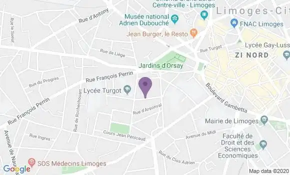 Localisation Mtre Gillet Matthieu