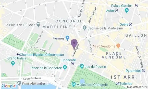 Localisation Mtre Otto Maxime