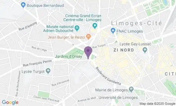 Localisation Mtre Pagnou Sandrine