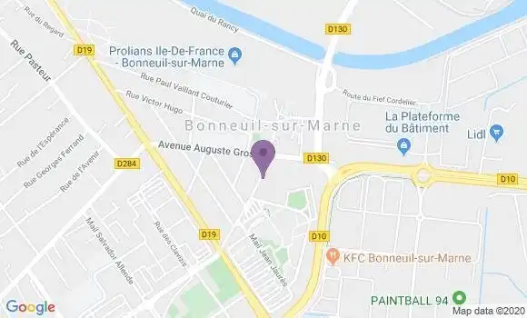 Localisation Mtre Oziel Diane
