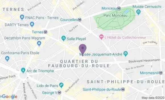 Localisation Mtre Casini Géraldine