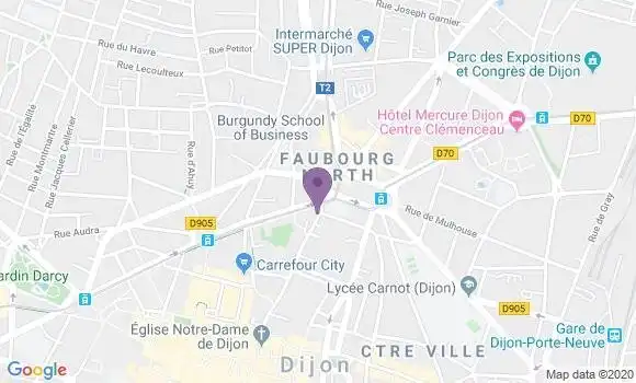 Localisation Mtre Paget Maxime