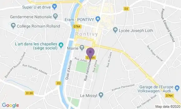 Localisation Mtre Allain Jean Marc