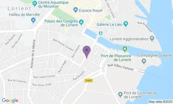 Localisation Mtre Bergeron Kerspern Christine