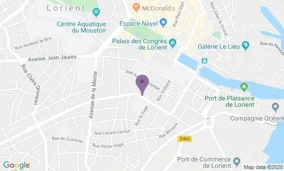 Localisation Mtre Daniel Yves