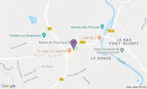 Localisation Mtre Le Portz Thérèse