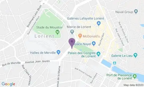 Localisation Mtre Mallet Laurence