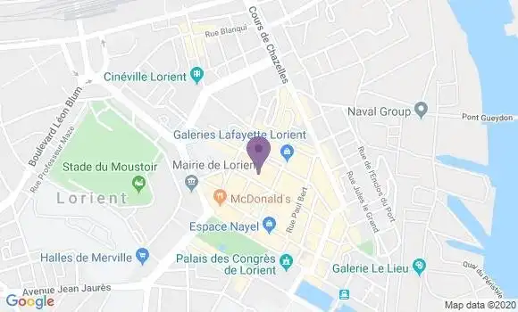 Localisation Mtre Quelven Laurence