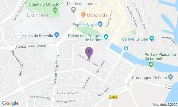 Localisation Mtre Regent Yves