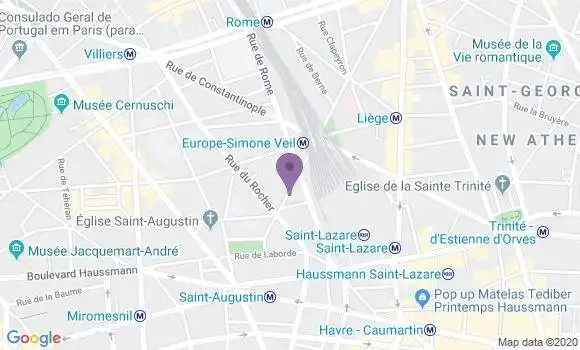 Localisation Mtre Paris Sandrine