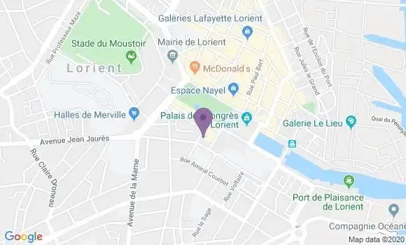 Localisation Mtre Wagner Claudine