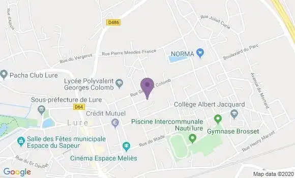 Localisation Mtre Brun Marc