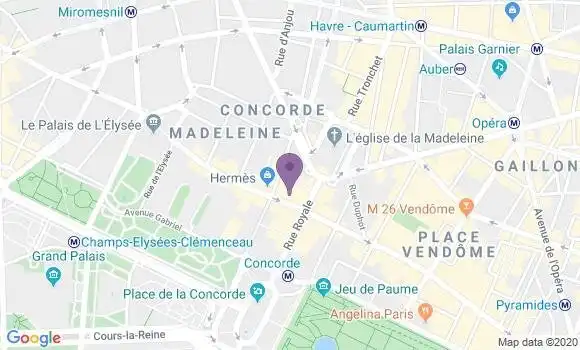Localisation Mtre Parmentier Marine