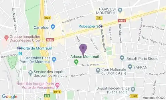 Localisation Mtre Paulhac Valérie