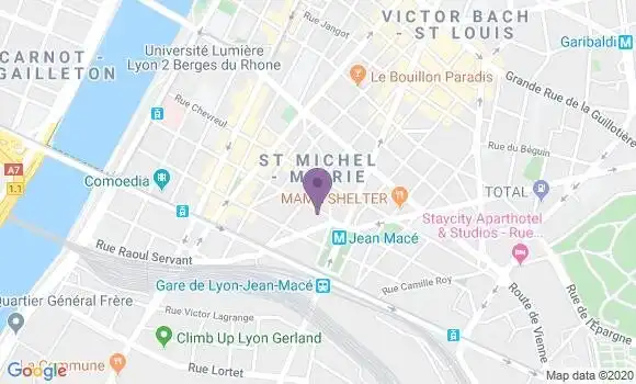 Localisation Mtre Baradel Stéphanie