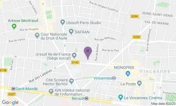 Localisation Mtre Peregord Nina
