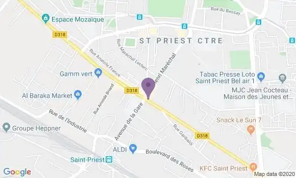 Localisation Mtre Boget Fabienne