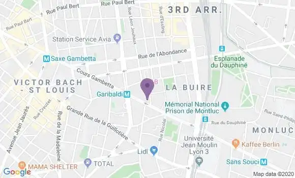 Localisation Mtre Borgeot Pascale