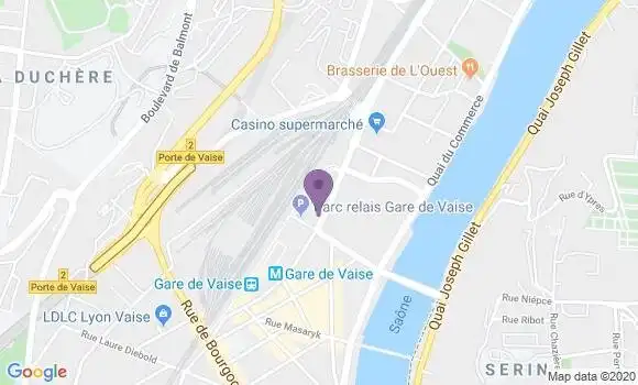 Localisation Mtre Bravard Louis