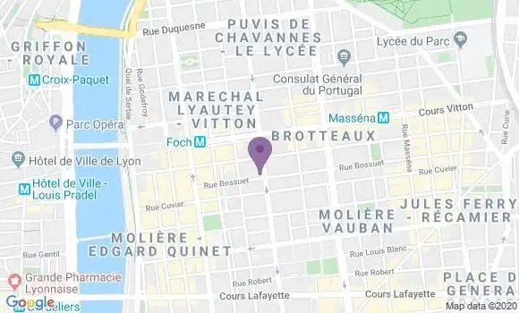 Localisation Mtre Calvet Baridon Cécile