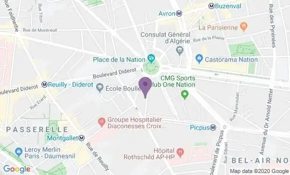 Localisation Mtre Philippon Sabine