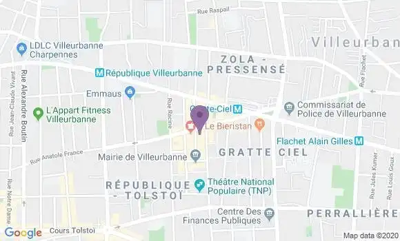 Localisation Mtre Cassan Sophie