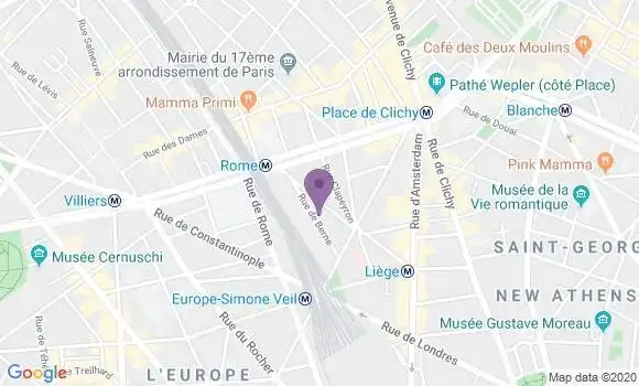 Localisation Mtre Pinto Isabelle
